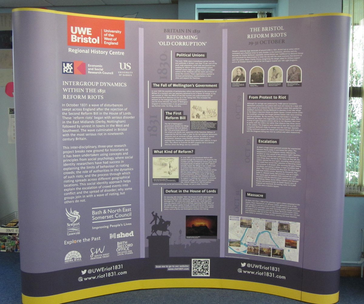 Thank you Frome Library for hosting our #riot1831 exhibition! 
<a href="/bathnes/">Bath & North East Somerset Council</a> <a href="/bathnesBRO/">Bath Record Office</a> @RegionalHistory <a href="/UWE_Research/">Research from UWE Bristol</a> <a href="/ProfJohnDrury/">John Drury</a>