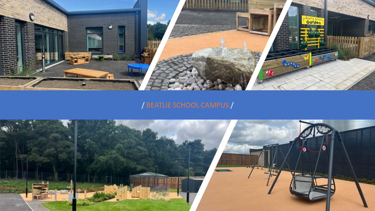 #ICYMI - the new @BeatlieSchool in @LoveWestLothian  is now complete & being enjoyed by its young people. We're proud to have delivered this new #InspiringLearningSpace with a great mix of indoor & outdoor space, alongside innovative assistive technology #InclusiveLearning #LEIP