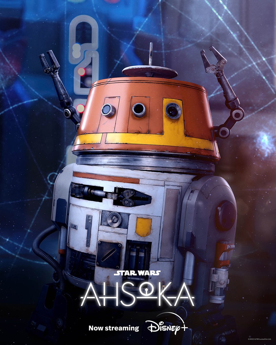 See #ChopperDroid in #Ahsoka, a Star Wars Original series, now streaming on @DisneyPlus.