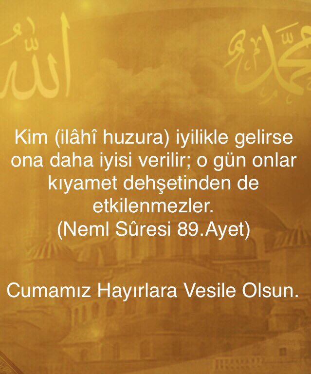 Cumamız Hayırlara Vesile Olsun.
Cumamız Hayırlı Olsun.
Hayırlı Cumalar.