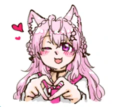 友達と絵チャしてかわいいの描けたので(/・ω・)/ 