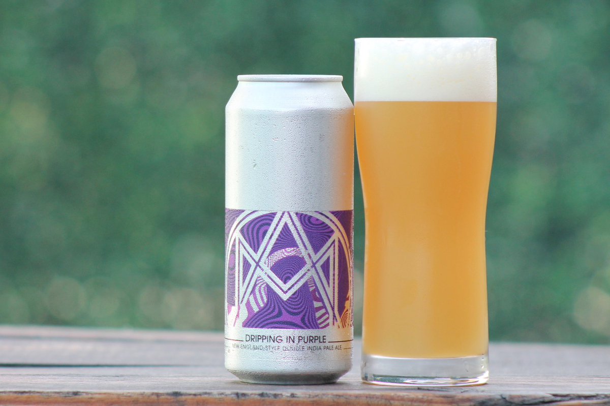 New this week: 

DRIPPING IN PURPLE // NE-style DIPA
Bright aromas of mango, stone fruit, and passionfruit with a soft body and balanced sweetness. Loaded with an unfathomable amount of Mosaic and Mosaic Lupomax, and we layered in Simcoe, Talus and Citra to bring it all together.