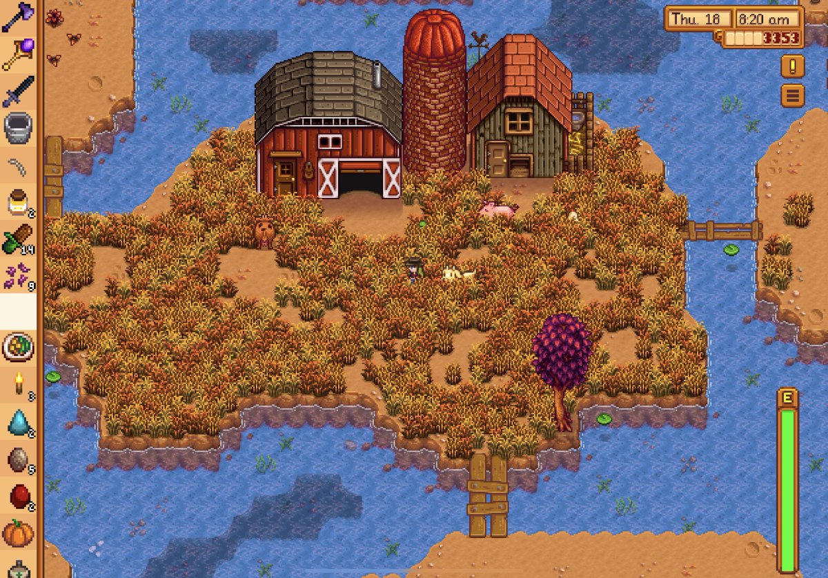 Janene Pappas (@aphroditesw) on Twitter photo Spending some time with my "farm" before going heads-down on job applications and coding. Trying to stay chill, job-hunting is so stressful. 5 animals in the grass, dunno why this makes me smile so much. #StardewValley Thanks <a href="/ConcernedApe/">ConcernedApe</a> Spending some time with my "farm" before going heads-down on job applications and coding. Trying to stay chill, job-hunting is so stressful. 5 animals in the grass, dunno why this makes me smile so much. #StardewValley Thanks <a href="/ConcernedApe/">ConcernedApe</a>
