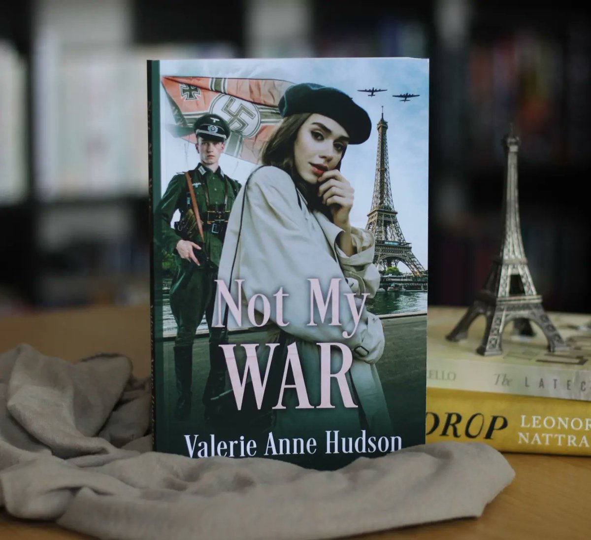 QuintillionEm's tweet photo. Recently stepped out of my comfort zone with Not My War! A YA historical fiction that is raw brutally honest and full of detail.

Read my review!
https://t.co/So4kZFEEe8

To win a paperback copy &amp; these lil Eiffel Tower earrings, follow me, like this post + comment with 🗼 or 🇫🇷! https://t.co/XcdAeyOwIQ