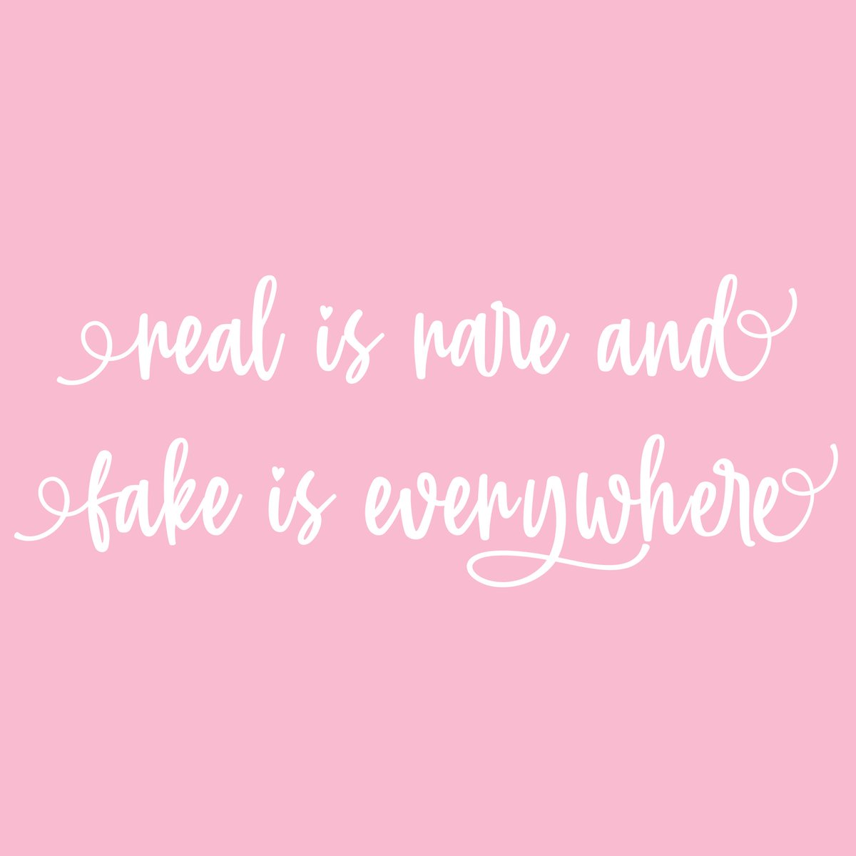 MrsTyner's tweet photo. Real is rare and fake is everywhere! Be you! It’s beautiful! https://t.co/gPOcv86TNe