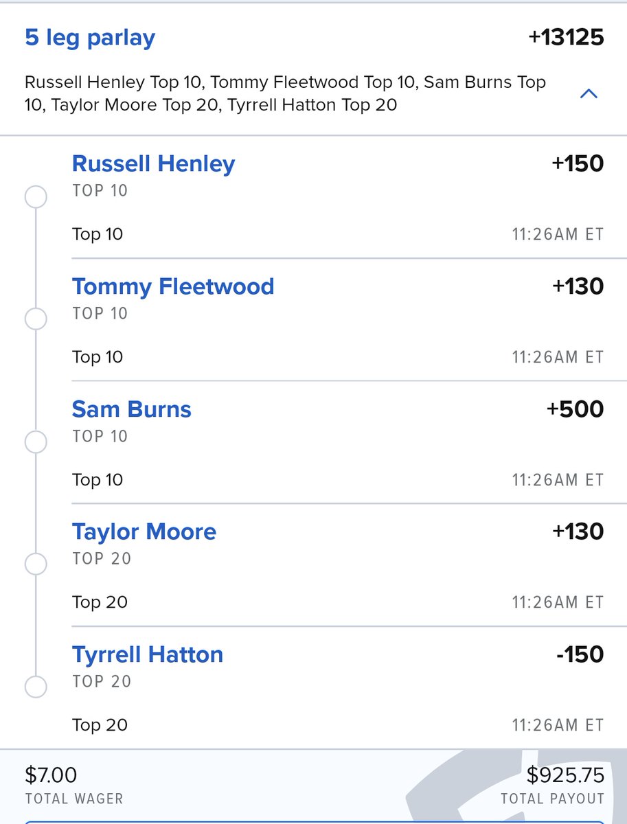 🚨 Thursday PGA Tour
Championship plays ⛳️ 🚨
A 2 ball parlay & a T10/T20 parlay. Low risk. U know how we do it. Play ur faves solo or tail, Bet responsibly
#gamblingx #pgatourchampionship #samegameparlay #golfparlay 
#pgaparlay #fanduel #golfbets
#phillybetbros