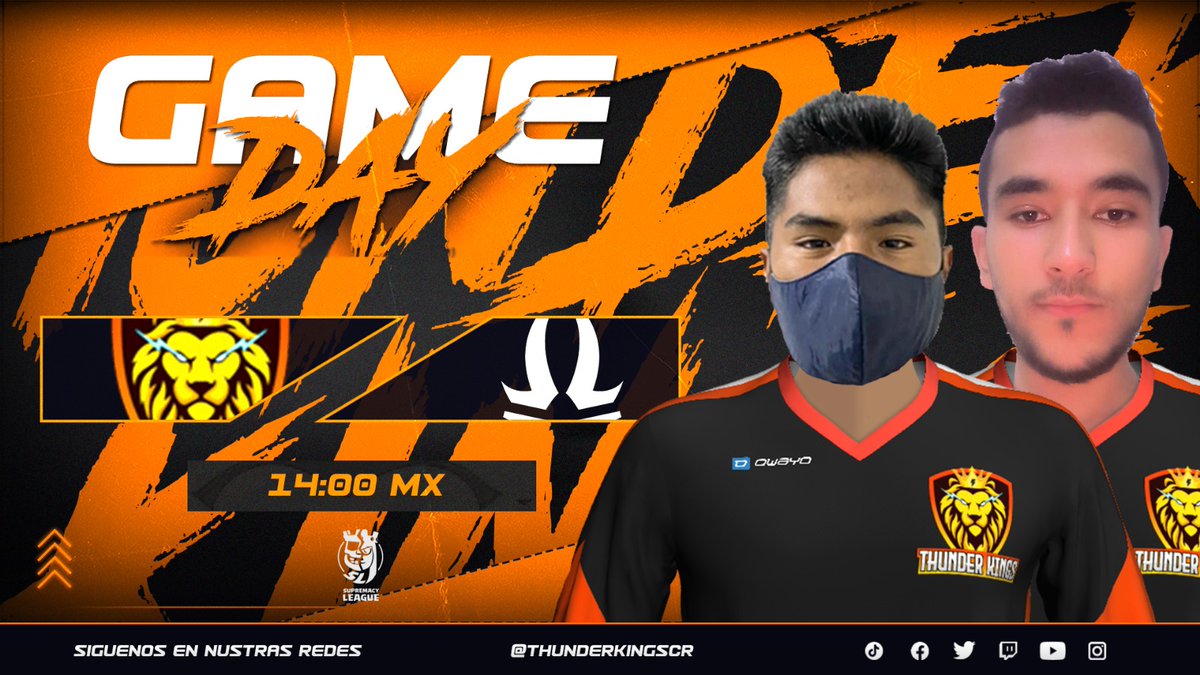 Thunder Kings (@thunderkingscr) on Twitter photo Hoy los Reyes del Trueno disputan la 4ta jornada en contra de un gran rival, daremos lo mejor para conseguir la primer victoria. 🦁⚡️
🏆 <a href="/CR_Supremacy/">Supremacy League</a>
🆚️ <a href="/_AS_Gaming/">AS Gaming</a>
⏰️ 2pm 🇨🇷🇲🇽
🖥 twitch.tv/eldoncr
🎙 <a href="/eldonroyale/">STMN El Don Royale</a> & <a href="/ChristianElNob/">ChristianElNob</a>
#GoTK #ReyesdelTrueno Hoy los Reyes del Trueno disputan la 4ta jornada en contra de un gran rival, daremos lo mejor para conseguir la primer victoria. 🦁⚡️
🏆 <a href="/CR_Supremacy/">Supremacy League</a>
🆚️ <a href="/_AS_Gaming/">AS Gaming</a>
⏰️ 2pm 🇨🇷🇲🇽
🖥 twitch.tv/eldoncr
🎙 <a href="/eldonroyale/">STMN El Don Royale</a> & <a href="/ChristianElNob/">ChristianElNob</a>
#GoTK #ReyesdelTrueno