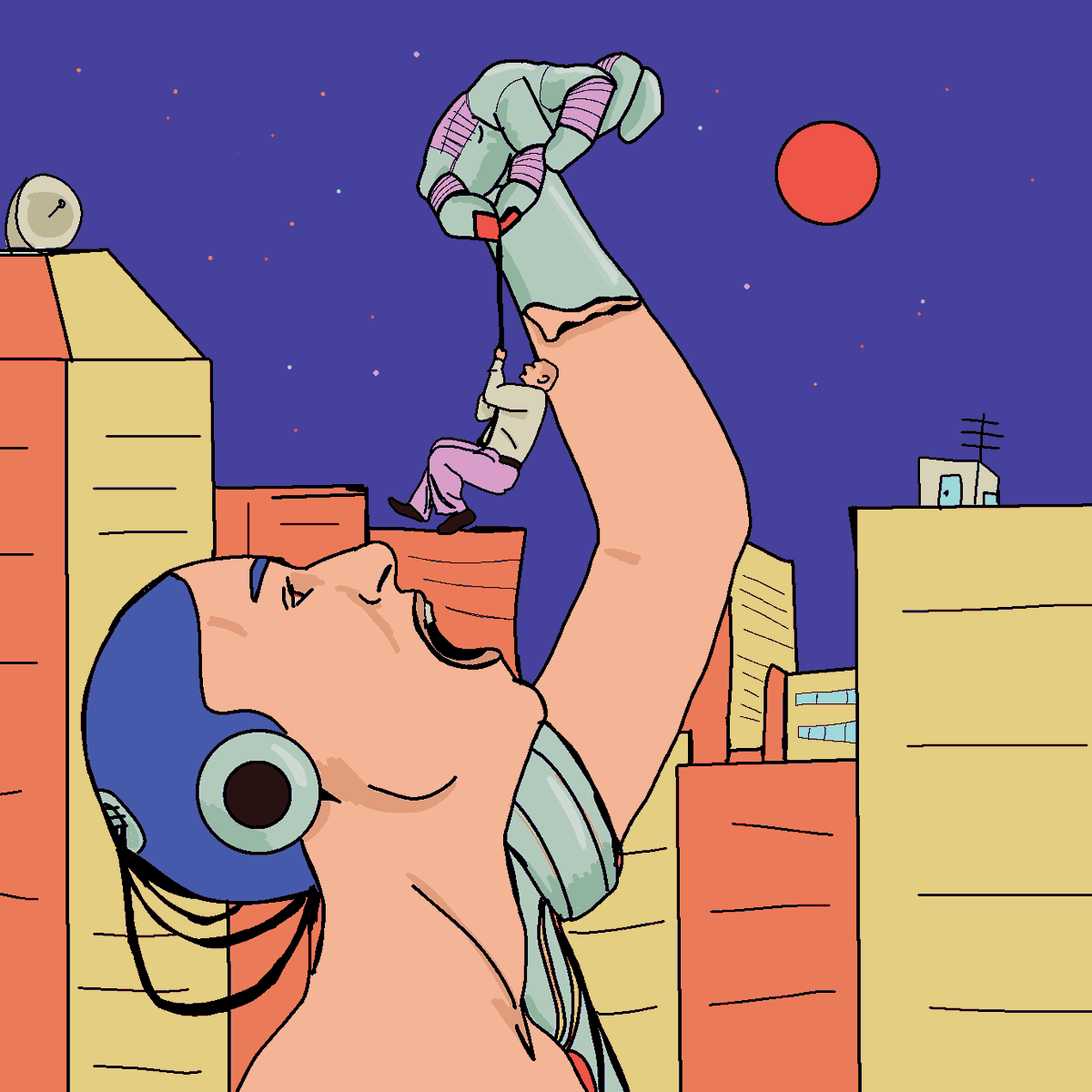 The ai invasion #2 
#NFT #NFTs #nftart #NFTCommunity #digitalart #digitaldrawing #digitalpainting