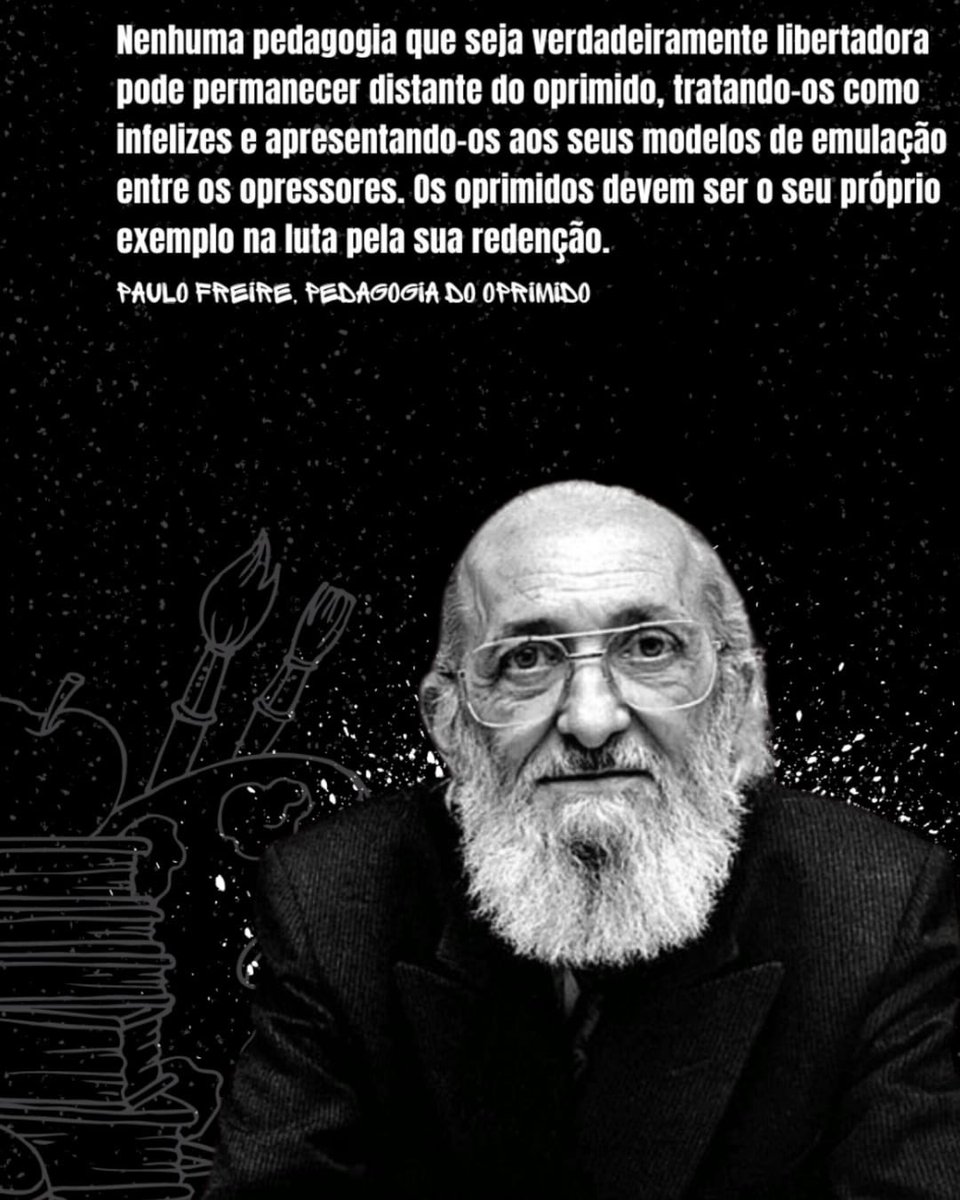 direitoat's tweet photo. ao debater a crise educacional pública e os boicotes ao desenvolvimentos das escolas e das universidades vale citar o ilustre Paulo freire! #paulofreire https://t.co/l8830nCvqE