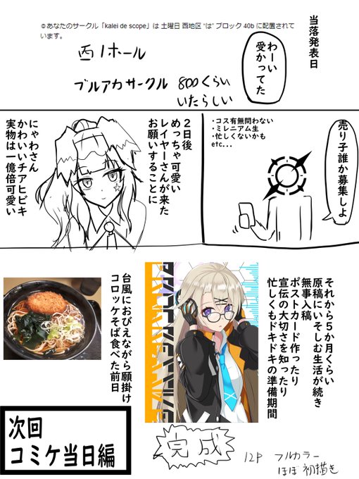 C102(夏コミ)サークル参加漫画 前日譚その②
次回から当日編 