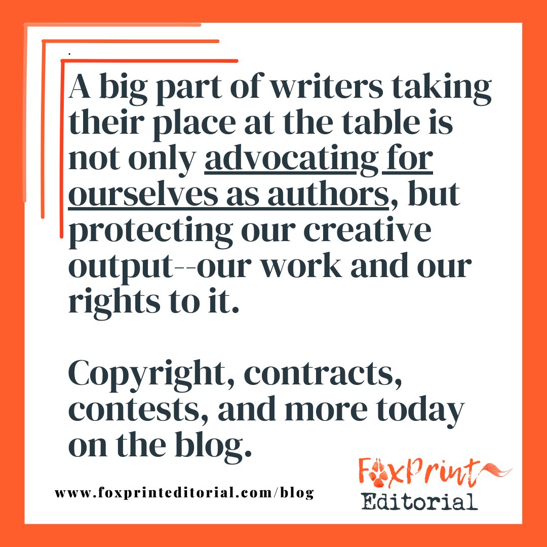 “Is it safe to share my writing?” “Do I need to copyright my book?” “How do I stop piracy?” “Are writing contests worth entering?”… How do writers protect their work? Today on my blog. foxprinteditorial.com/2023/08/24/how…