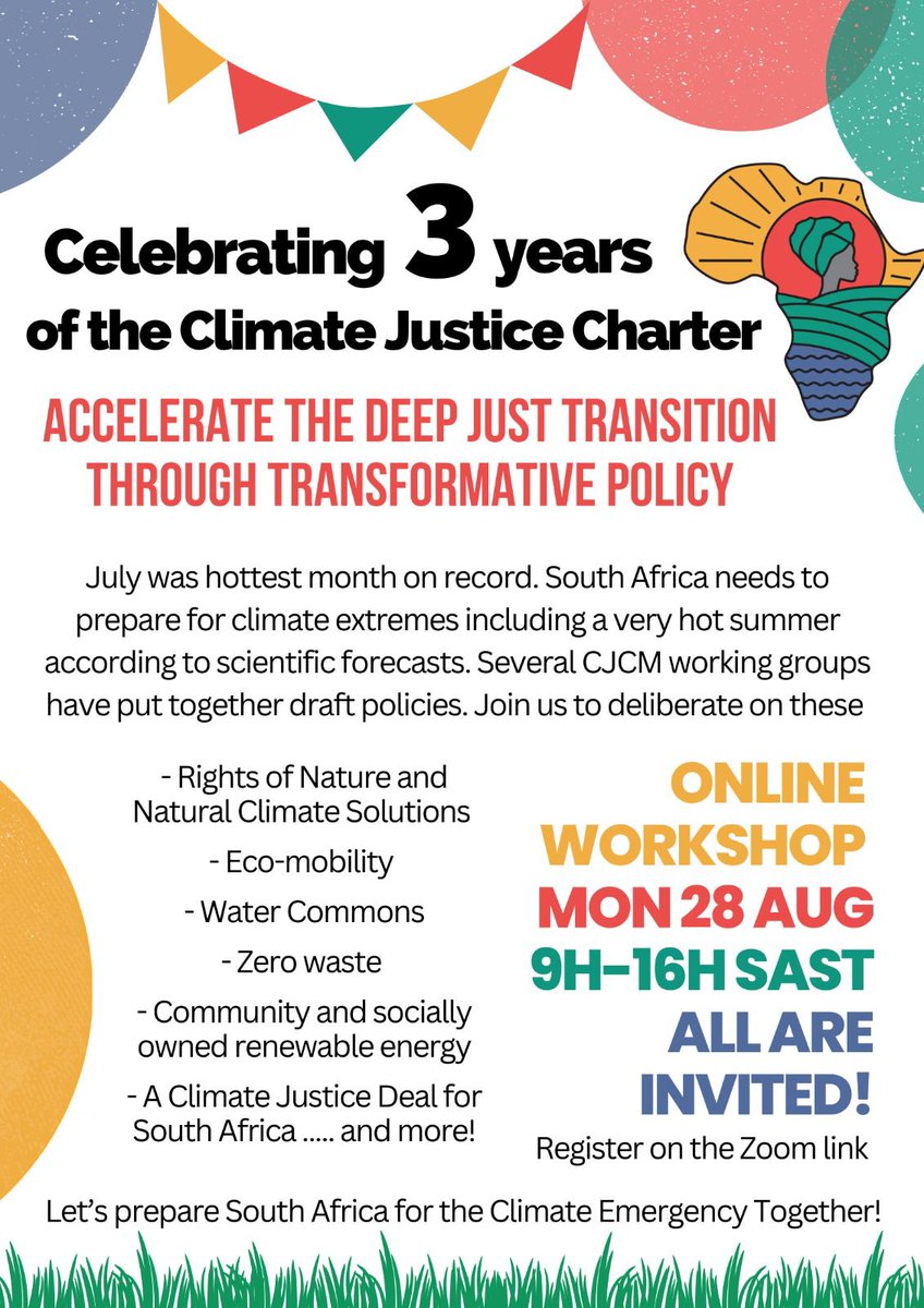 Registration  Link: us02web.zoom.us/meeting/regist…

Link to the Agenda: cjcm.org.za/media/releases…

Link to CJCM Constitution, draft policies and plans for movement building, fundraising and communication: cjcm.org.za/policies