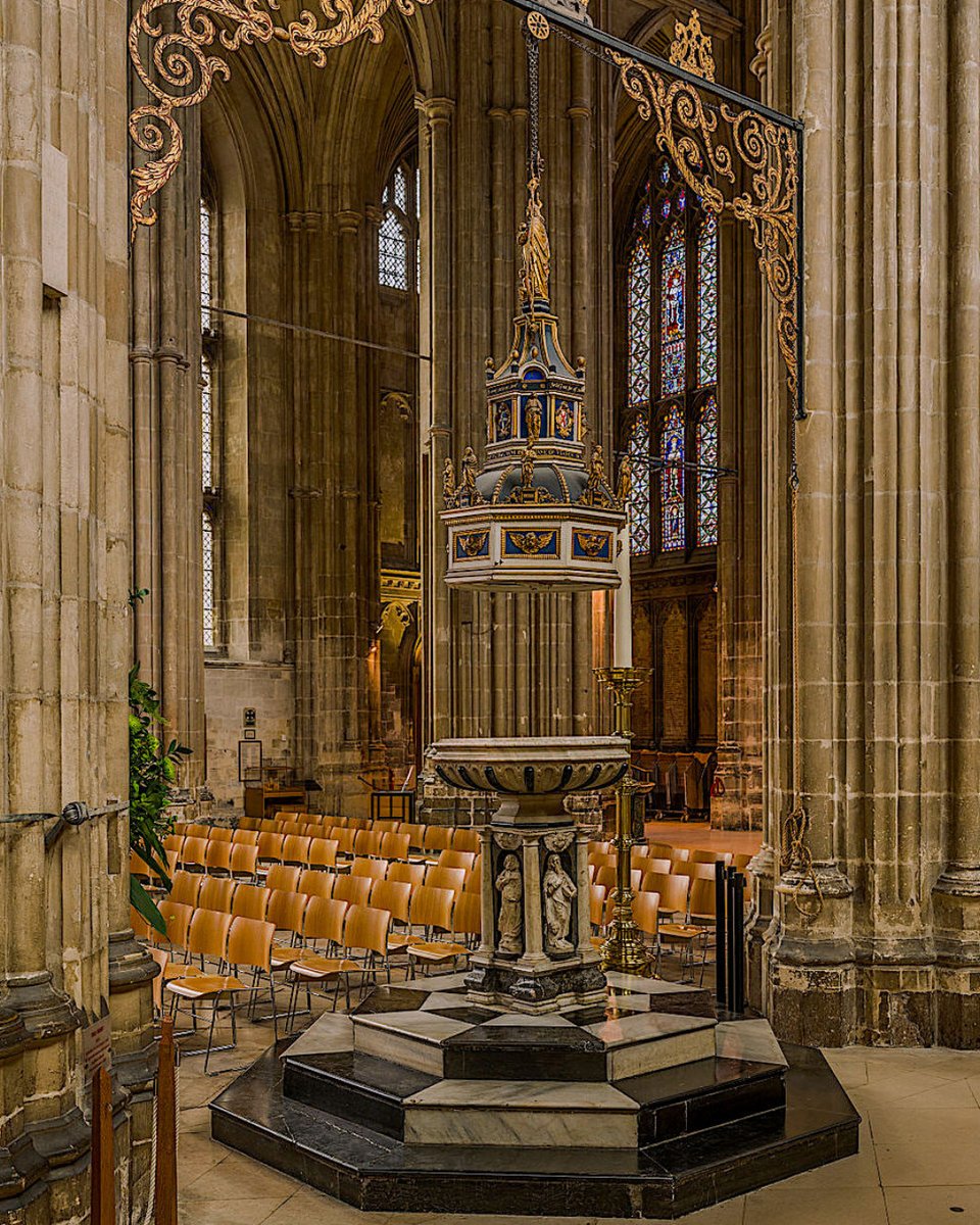 engcathedrals's tweet photo. The font at Canterbury Cathedral
#CanterburyCathedral #ChurchArchitecture #GothicArchitecture #Canterbury #MedievalFont https://t.co/83dDTrnYAB