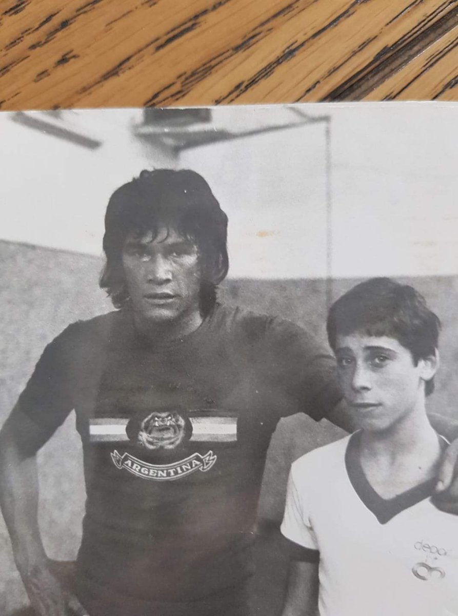 Con el mejor en los comienzos míos