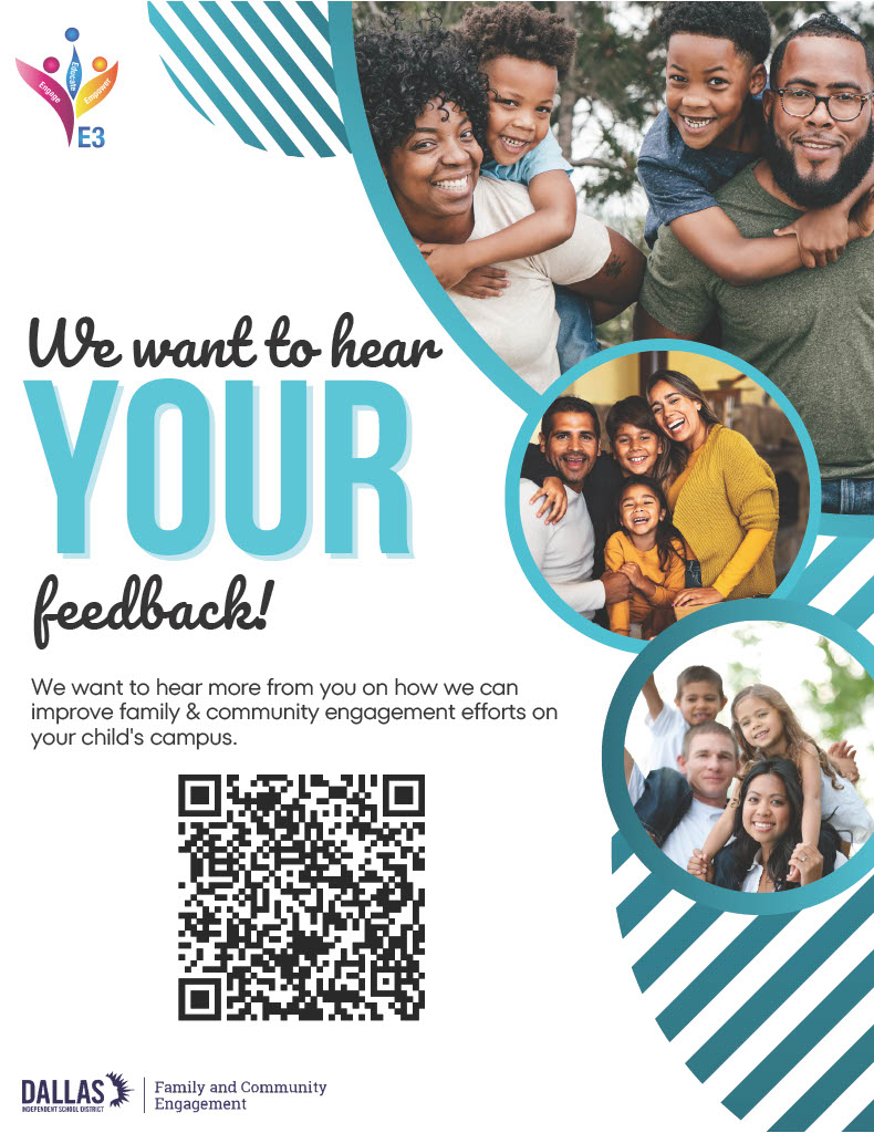HBGonzalezPLA's tweet photo. We want to hear from you on how to improve our family and community engagement! 
English:
https://t.co/pxwkkq5c4w
¡Queremos saber de usted sobre cómo mejorar nuestra participación familiar y comunitaria! Por favor complete la siguiente encuesta. 
Español: https://t.co/3wmmW2RYuf https://t.co/aZ8moHNuYO