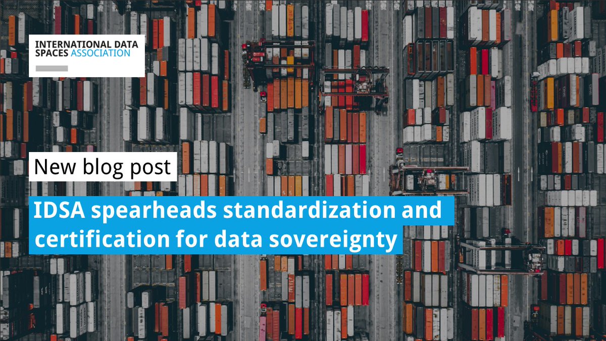 Learn in our latest blog how IDSA leads in standardization & certification for #DataSovereignty 👉 lnkd.in/eg8cRyH8. Discover how #DataSharing shapes resilient supply chains. See how certification seals reliable data connectors and standards drive a collaborative future.