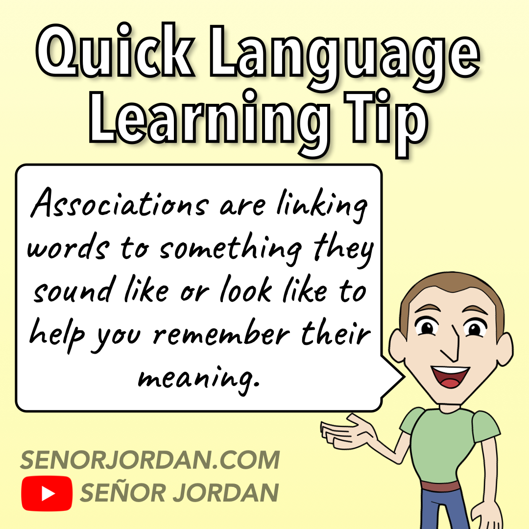 senorjordan's tweet photo. Unlock a Secret of Language Learning! 🌟🔐
Make words stick better with associations 🔗✨.
Dive into this video and share your favorite associations you've used: https://t.co/PCKdDXT6vk 🎥💡
#learnSpanish #practicespanish https://t.co/jhJDcNJRry