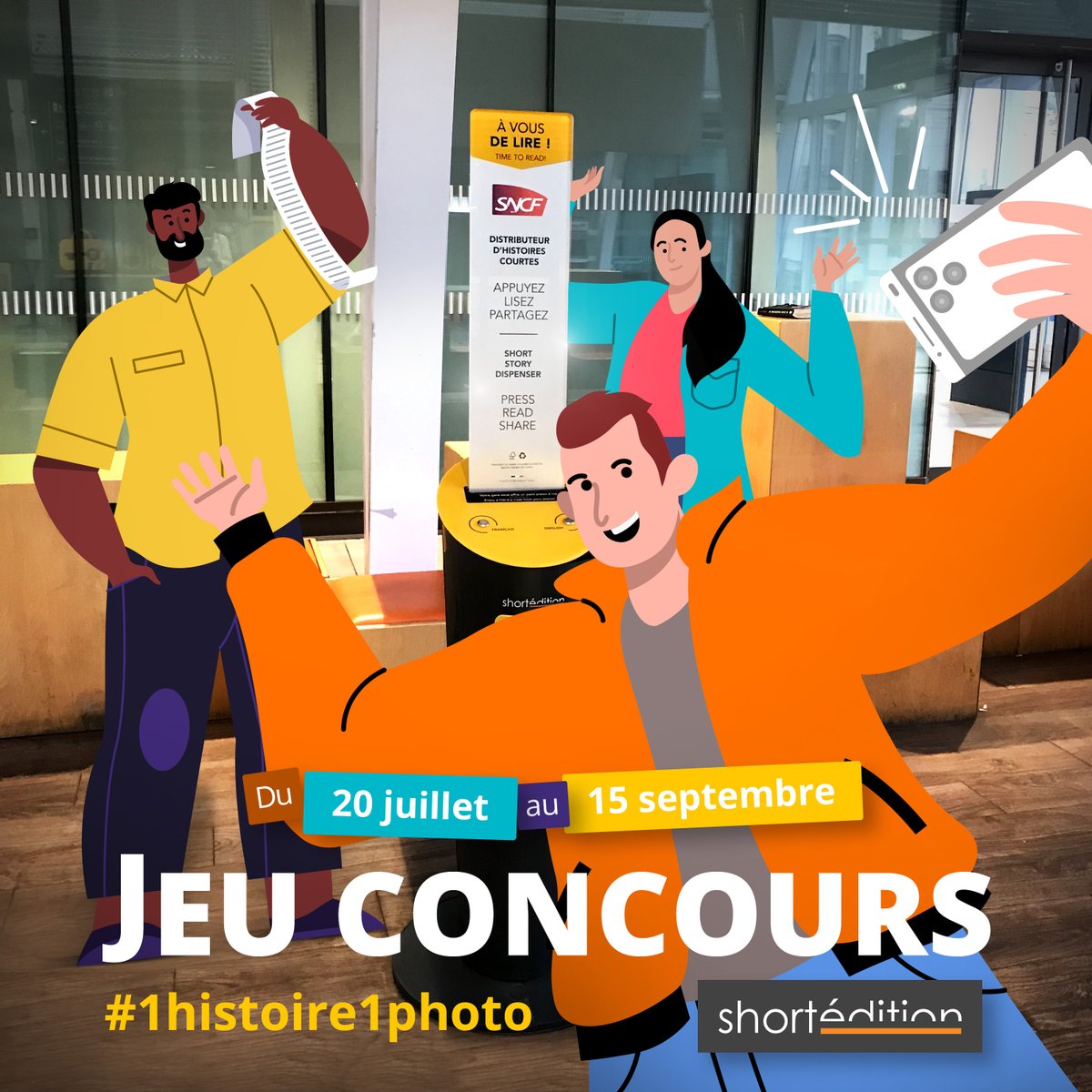 short_edition's tweet image. 📢Jeu concours : une histoire, un voyage, une photo !  Tirage au sort le 18 septembre ! Bonne chance à tous ! #jeuconcours #shortedition #histoirescourtes #voyagelitteraire #PS5 #artengare #culture #PlayStation5 #JeudiPhoto #Strasbourg #Nice06 #Grenoble #Paris