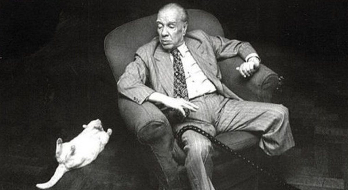 #Happybirthday #Borges !! meow meow

"Mirrors are not more silent
nor the creeping dawn more secretive;
in the moonlight, you are that panther
we catch sight of from afar."