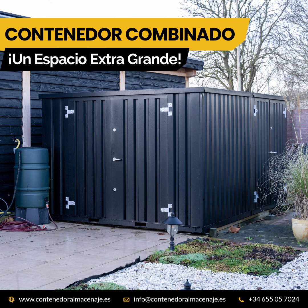 c_almacenaje's tweet photo. 🏗 ¡Maximiza tu espacio de almacenamiento de manera conveniente y versátil con nuestro contenedor combinado desmontable de 4x4 metros! 📦💼

#contenedores #diseñomoderno #contenedordesmontable #almacenajeseguro #almacenaje #contenedor https://t.co/qH60vzDrS0