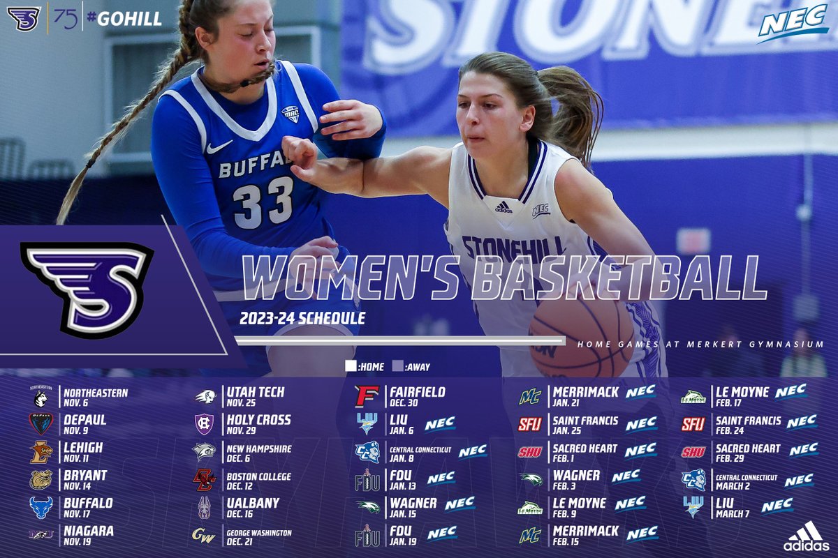Stonehill Athletics tweet media