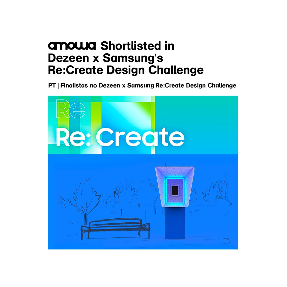 AmowaDesign's tweet photo. EN| We’re excited to share that our design was shortlisted for Dezeen's Samsung Electronics Re:Create Design Challenge.
Introducing Galaxy Connected

Read more about it here: https://t.co/ICxXTrDF16 https://t.co/mo6CySt1nO