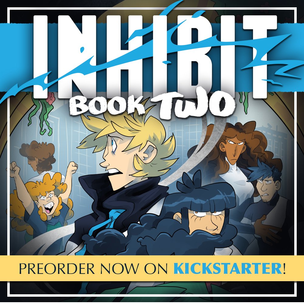 ⚡️ INHIBIT: BOOK TWO is LIVE on Kickstarter!

The second book in the award-shortlisted series about growing up, struggling to stay afloat, and setting things on fire with your mind. Published by <a href="/QuindriePress/">Quindrie Press</a>!

🔥 Preorder here: kickstarter.com/projects/quind…