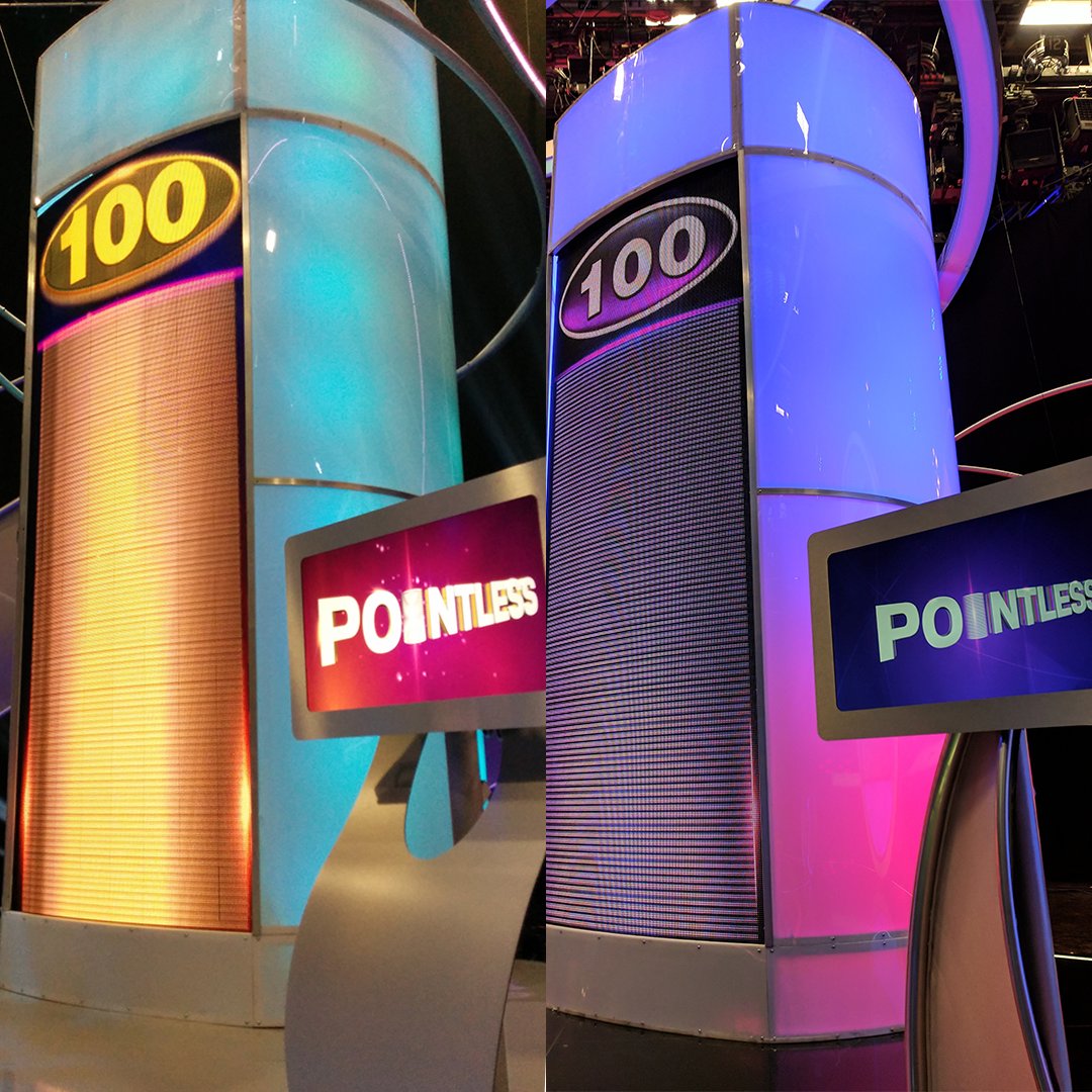 To celebrate the first ever episode of #Pointless airing 14 years ago we decided to dig through our photo archive. So much has changed, but what hasn't changed is how much fun it is to make! #PoweredByKPX #quiz @TVsPointless @XanderArmstrong @richardosman