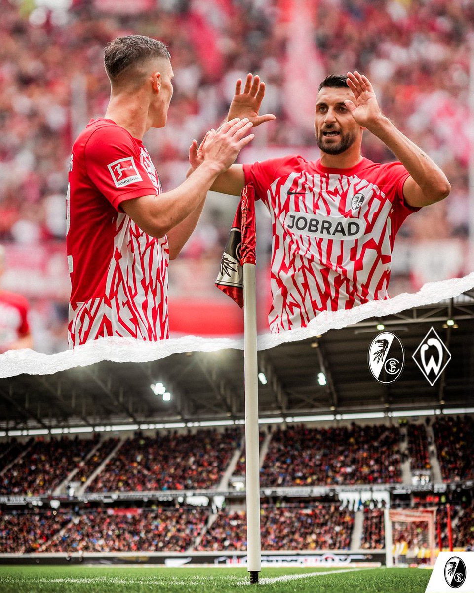 scfreiburg's tweet image. Heimspiel! 💪

⚽️ #SCFSVW 
⏰ 15:30 Uhr
📺 @SkySportDE 
💻 scfreiburg.com/matchcenter