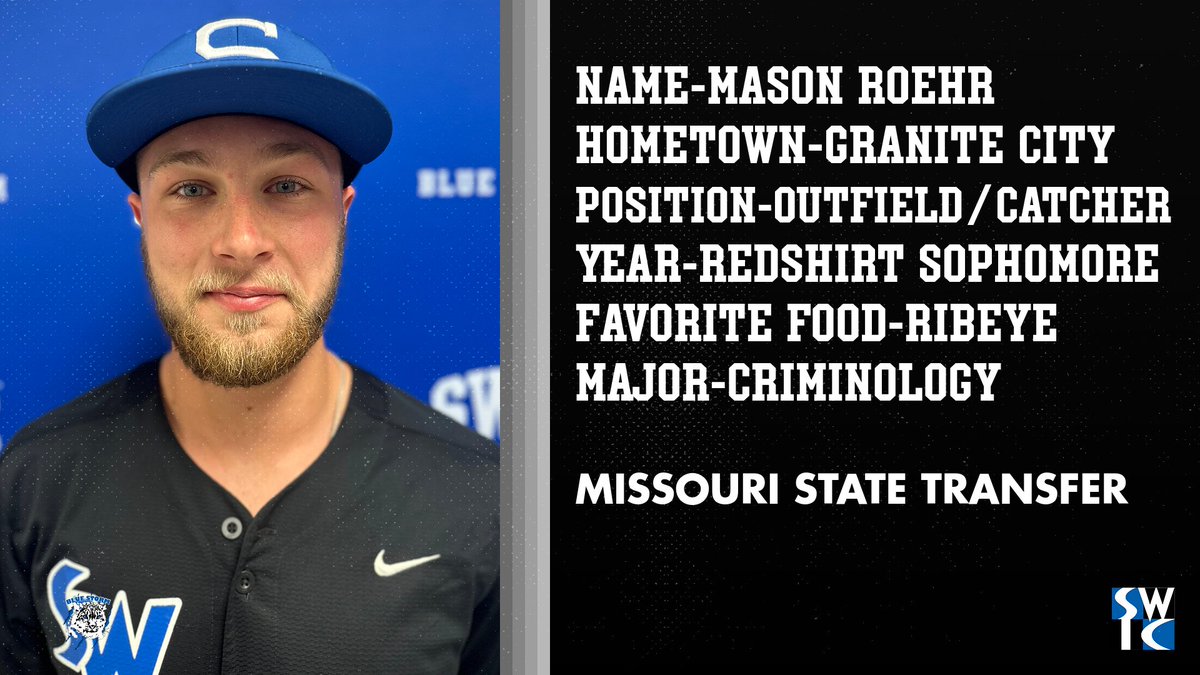 WELCOME BACK @MASONROEHR717 TO SWIC FOR HIS SOPHOMORE SEASON.