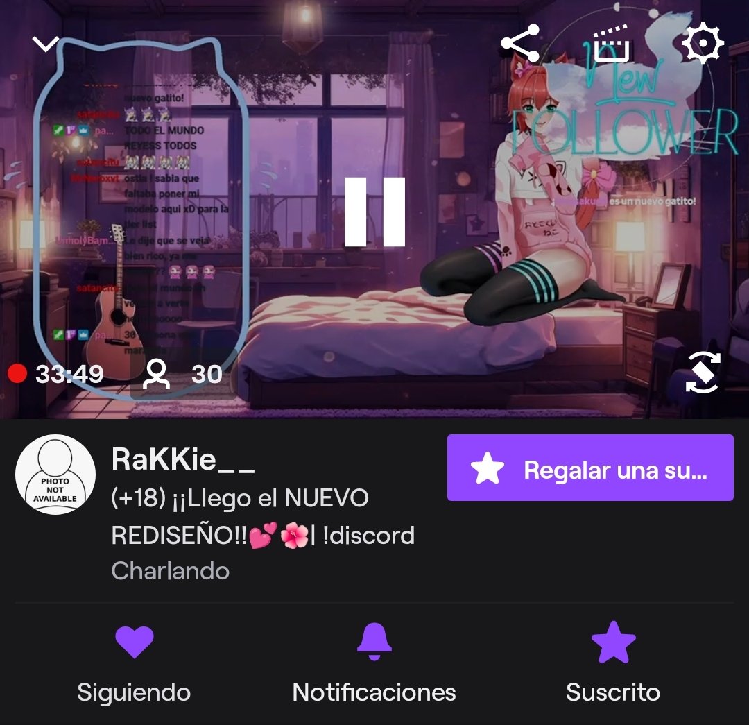 OwariOFanClub's tweet photo. OS PODEIS CREER QUE @RaKKie__r HA LLEGADO A 30 PERSONAS EN EL DIRECTO DE SU NUEVO DISEÑO? FELICIDADES!!!! 🍓🍓🍓 https://t.co/6YYs2Y4bD6