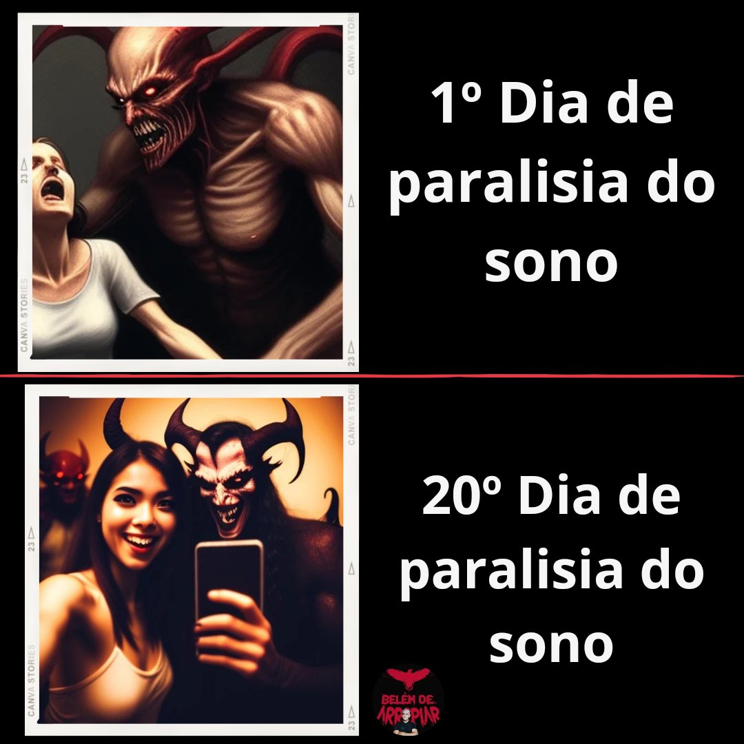 BArrepiar's tweet photo. Já tiveste paralisia do sono?👻👻👻
#memedearrepiar https://t.co/Rn2j87GM7m