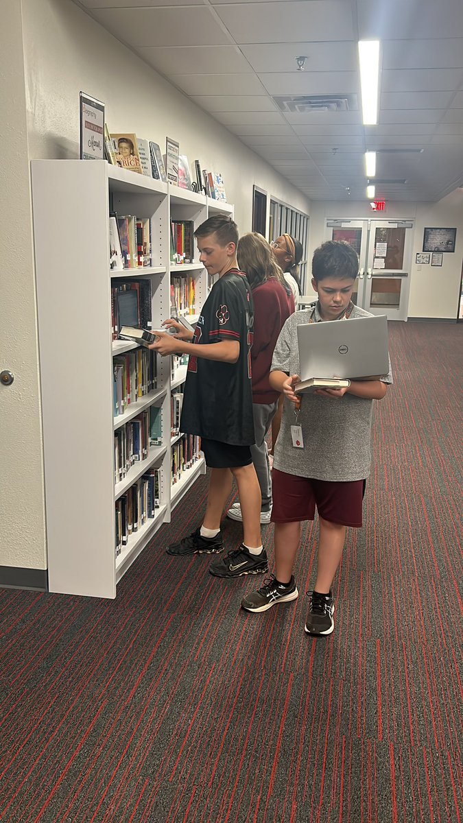 Enjoying the CHHS Learning Commons and doing a scavenger hunt to see all the amazing things our library has to offer!