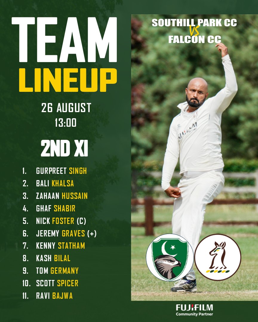 southillcricket's tweet image. #TEAMLINEUP for our Saturday 2nd XI game, away to #FalconCC in the @Huntsccl 

A win should secure promotion for our boys and the action kicks off at Greenfields, Sawtry from 1300 hours.

#GoDeers #SPCC #Cricket #Bedfordshire #Cambridgeshire #Huntingdonshire

🏏☀️🦌