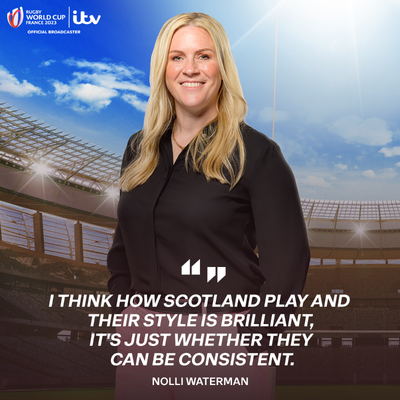 ITVRugby's tweet photo. We got some 𝐛𝐨𝐥𝐝 and 𝕓𝕣𝕒𝕧𝕖 predictions from the @ITVSport team ahead of #RWC2023 🏉

Read more 👇