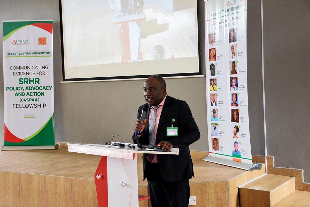 AHEAD_nigeria's tweet photo. Prof. Akanni Akinyemi's talk on "The Power of Partnership" at #C4SPAA Cohort 2 Fellowship was an eye-opener.

Emphasizing the importance of diverse collaboration in public health advocacy. Valuable insights for impactful change!

#srhradvocacy https://t.co/ZBDam60c31