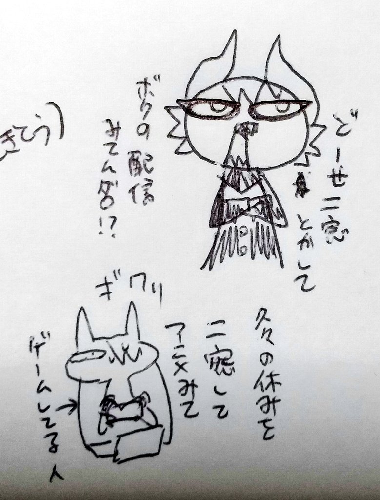 これはレヴィちゃんが他の配信もみてるんだろ的な時に配信複窓にアニメにゲームしてるオタク(休みをフルで楽しんでいる図) 