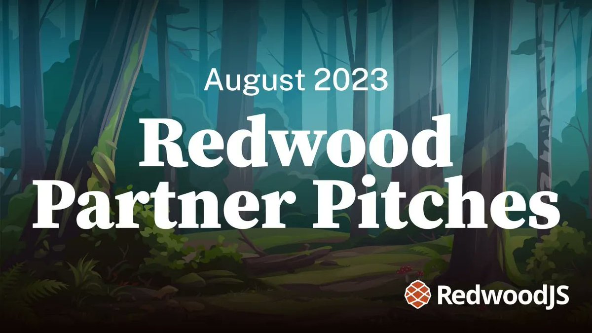 🔴 GOING LIVE in 10 minutes At our RedwoodJS Partner Pitch event, you’ll hear from 5 different companies and how they remove some of the sticking points in development. Join us on YouTube: youtube.com/watch?v=r9_9gF…