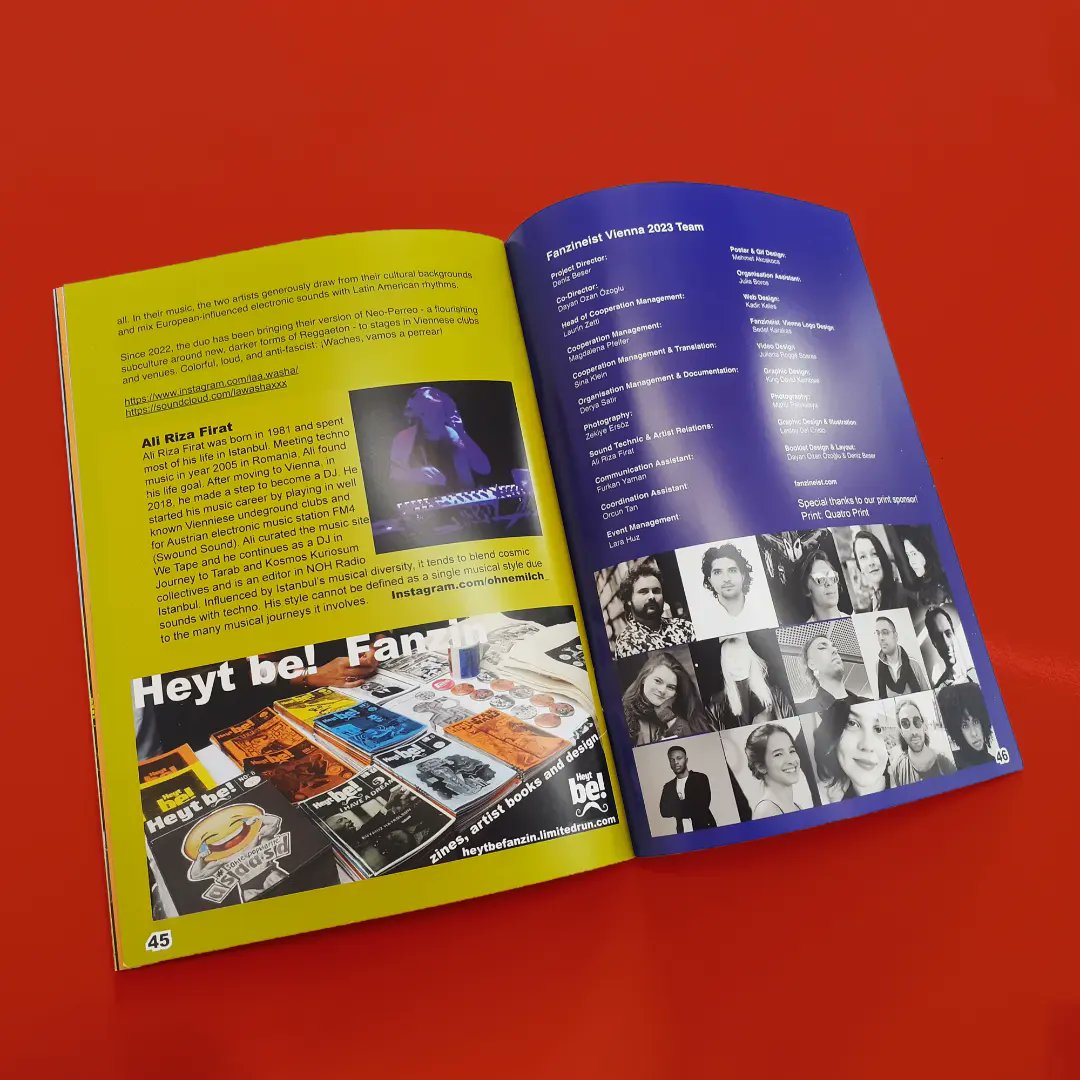 Fanzineist's tweet photo. 📢 Exciting News! Introducing the Fanzineist Vienna 2023 Zine, your gateway to creativity, culture, and independent publishing! Order now! Link in bio!📚
.
 #FanzineistVienna #IndiePublishing #GetYourZine #fanzine #zine #fanzin #ArtBookFair #ZineFestival #Documentation  #Music https://t.co/PbwcduR4Db