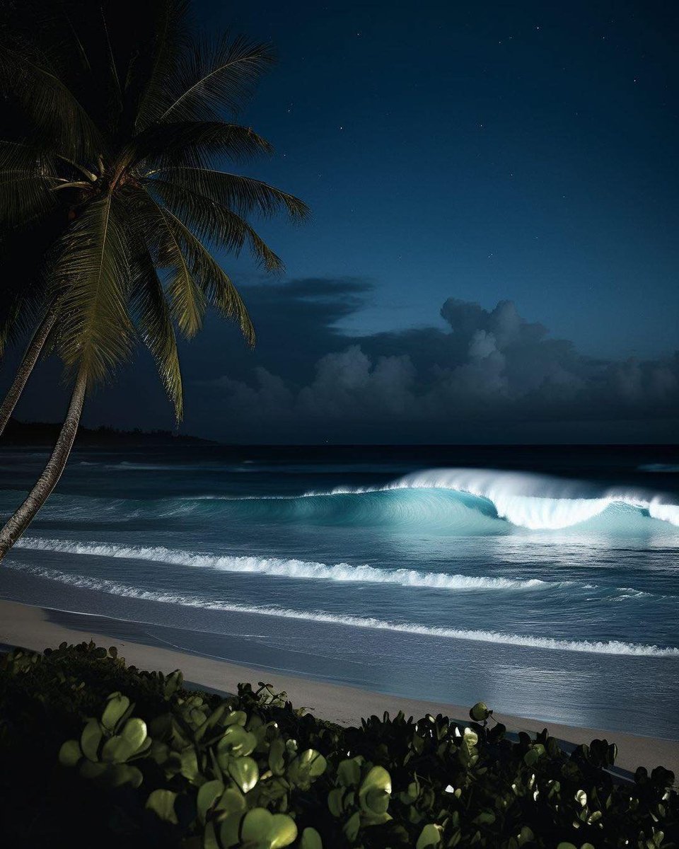 the sound of the waves