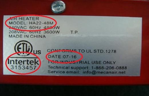 ONFireMarshal's tweet image. Updated #RECALL: Mastercraft, Profusion Heat, Prestige, and Matrix portable garage heaters recalled due to fire hazard.
Immediately stop using the recalled product and return for store credit or a replacement unit. Find out more at:
bit.ly/47NE95Q