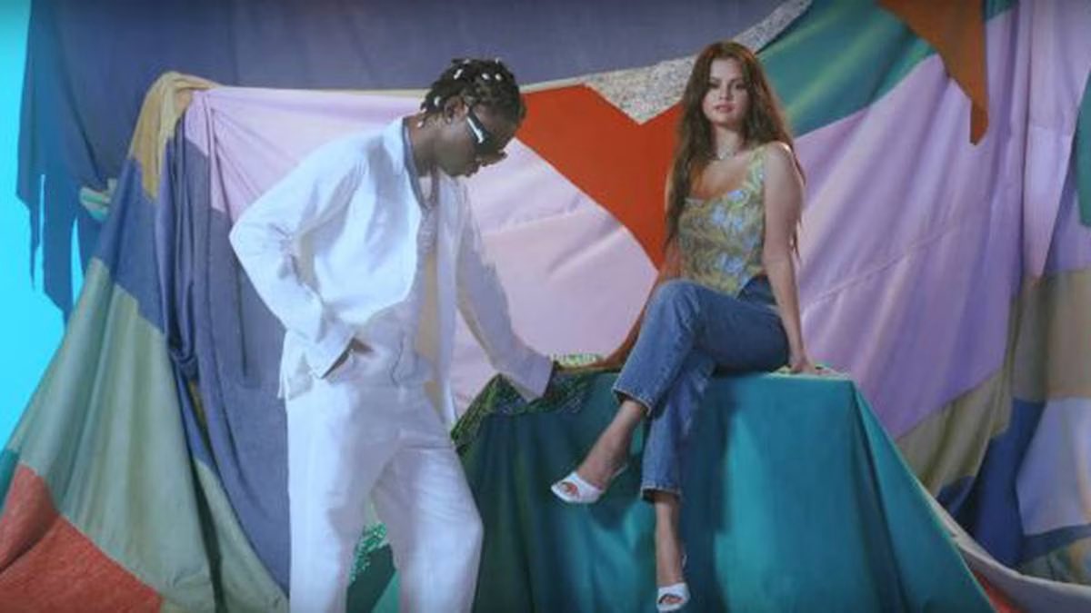 PopBase's tweet photo. One year ago today, Rema and Selena Gomez released the ‘Calm Down’ remix. https://t.co/bxiaX67Ndb