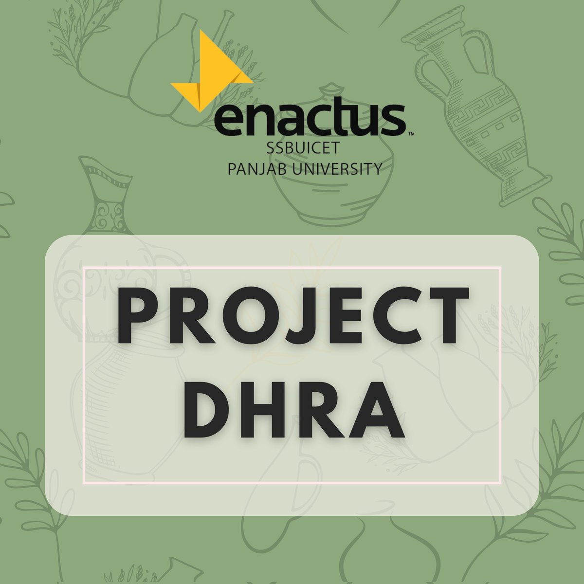 EnactusSSBUICET's tweet image. Project Dhra is more than just pottery; it's a journey of transformation! 

Our mission is to replace plastic with eco-friendly clay products. Let's protect our environment together!
#projectdhra #enactusindia #plasticalternatives #ecofriendly