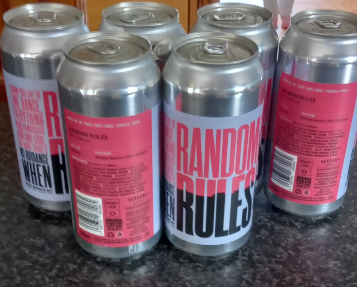 craig1scotty's tweet photo. Tomorrow's #craftbeer from @VerdantBrew #RandomRules 6.5% #ipa #supportcraftbeer https://t.co/KRTGX82tYn