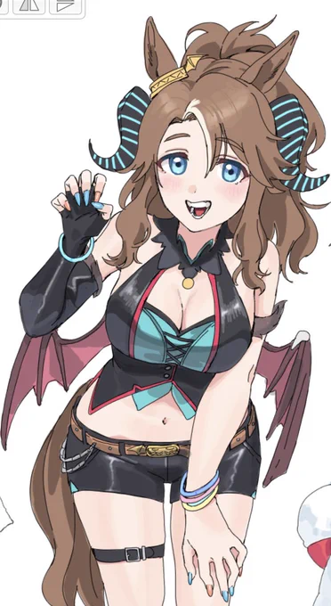 そしてこれは絵茶で描いた ハロウィンパーマーさん…