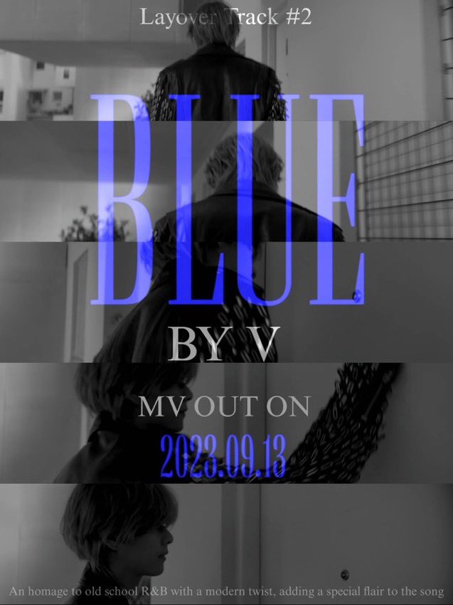 #V has released new teaser for his upcoming track #Blue and sounds so good...👏💥🎥🌎🔥👑💜

🎧youtu.be/CcMoQrxSGd4?si…… 

BLUE MV TEASER 2 
BLUE BY V OUT SOON
BLUE IS COMING 
LAYOVER BY V  
#V_Blue #V_Layover 
#BTS