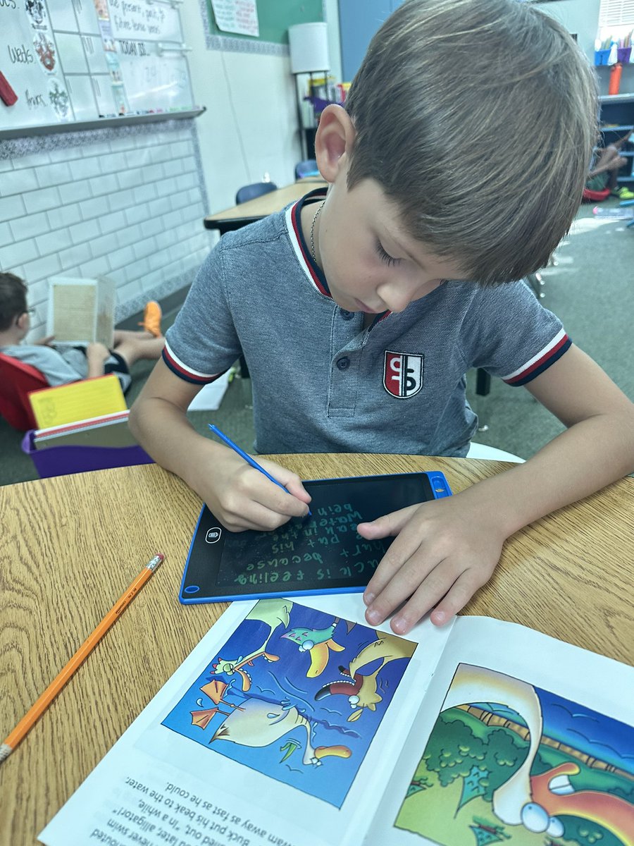 Using our new smart boards during reading workshop today✏️📝📖 Reviewing our second grade skill of analyzing character feelings to push our thinking even further when we start character traits! <a href="/McSpeddenES/">McSpeddenES</a>