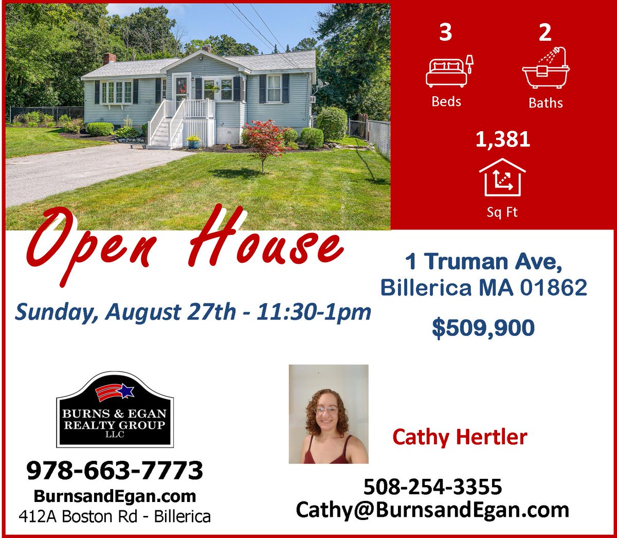 Open House This SUNDAY! 

burnsandegan.com/listings/1-Tru…

#billericarealestate #billericama #billerica #realestatemarket #openhouse #billericahomes #homesforsale #homeownership #realestate #burnsandegan #dreamhome #forsale #househunting #homesforsale  #homes #newhome #openhouse