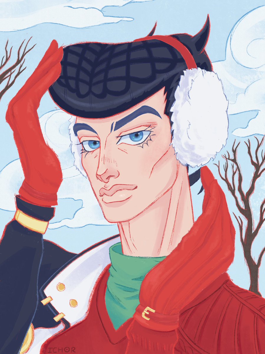 ichor_running's tweet photo. A commission w/Josuke Higashikata! My favourite baby boy!! 😖😖🤧💓💓💓 wish I had established artstyle so I could draw his face uniformly
Also I like the version without colour soo I added it too

#jjba #jjbafanart #jojo #josuke #josukehigashikata https://t.co/K7VgJq8NiD