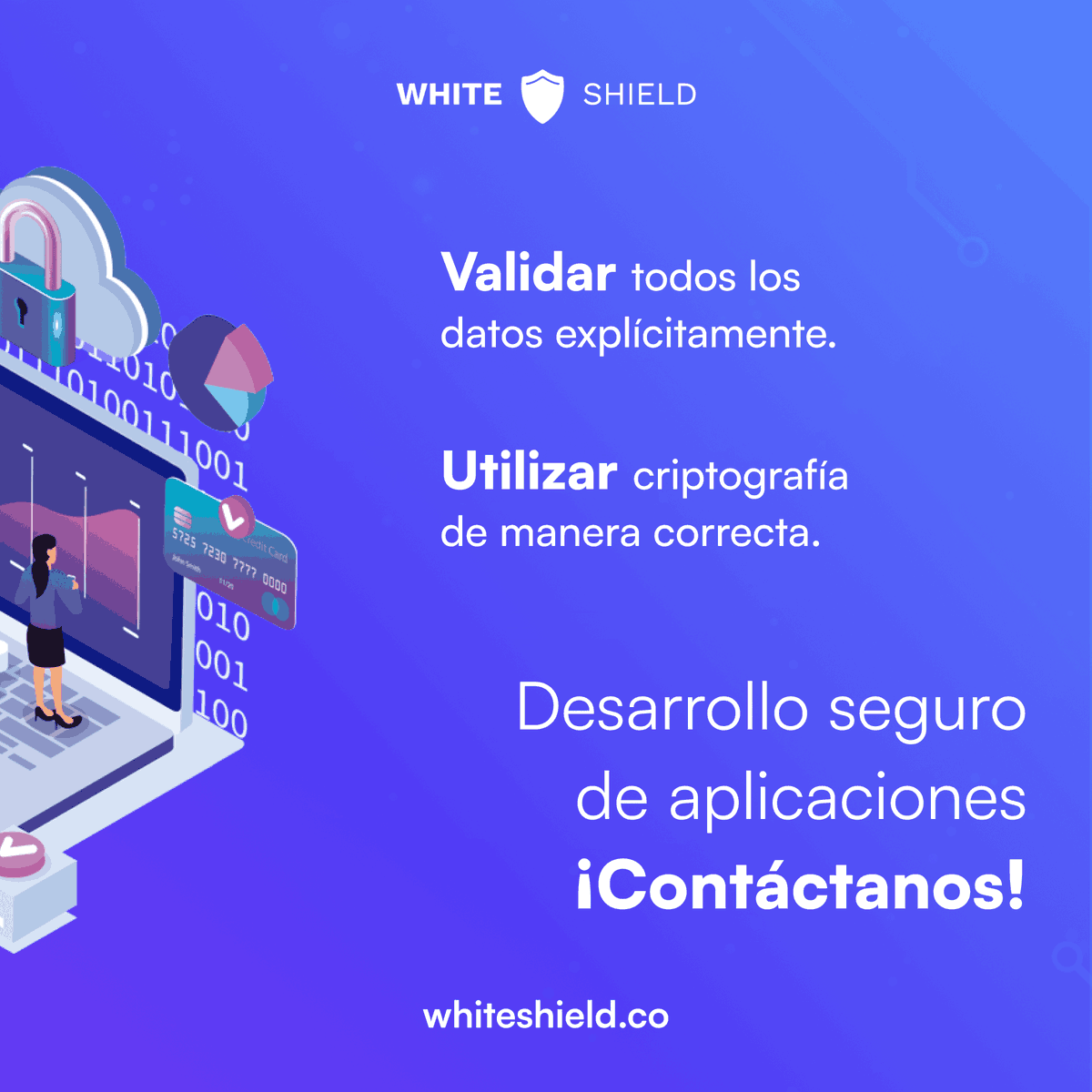 _WhiteShield's tweet photo. El servicio de seguridad en tus aplicaciones permite que detectemos fallos y amenazas en su funcionamiento 💪

Garantizamos que tus aplicaciones sean cada vez más potentes y seguras 👉 https://t.co/hbpXu1CH7X https://t.co/4XIXMGz5hD